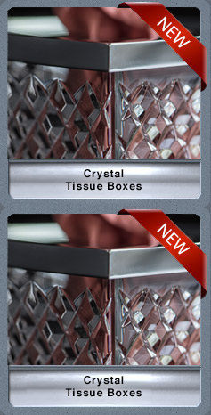 Crystal Tissue Boxes